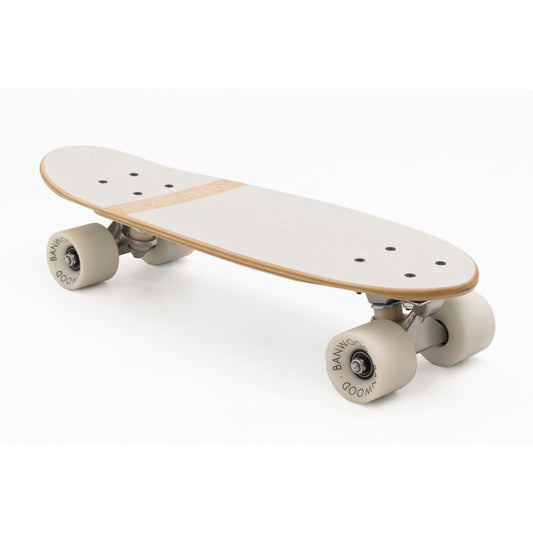 Banwood Skateboard + Protective Gear - White