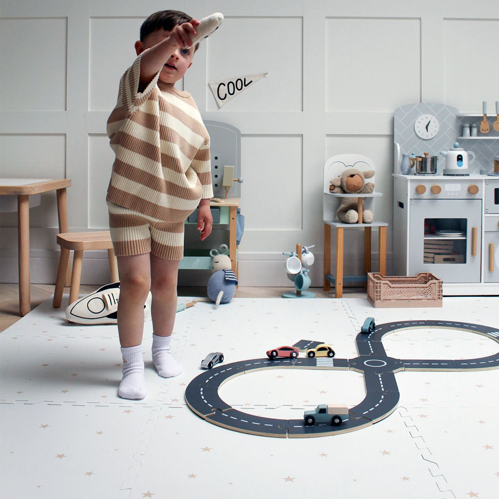 gus + beau Star Foam Playmat Set - Beige