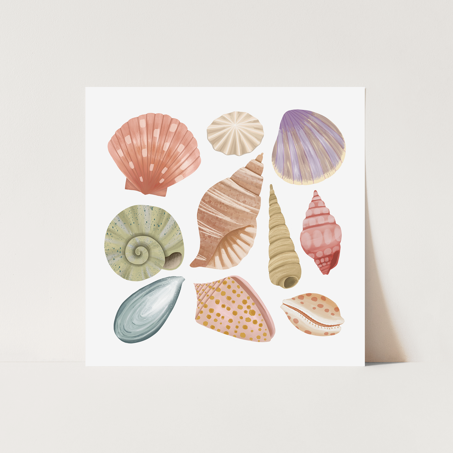 Kid of the Village Shells Art Print