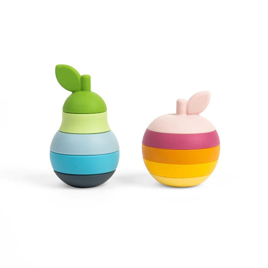 Bigjigs Silicone Stacking Apple & Pear