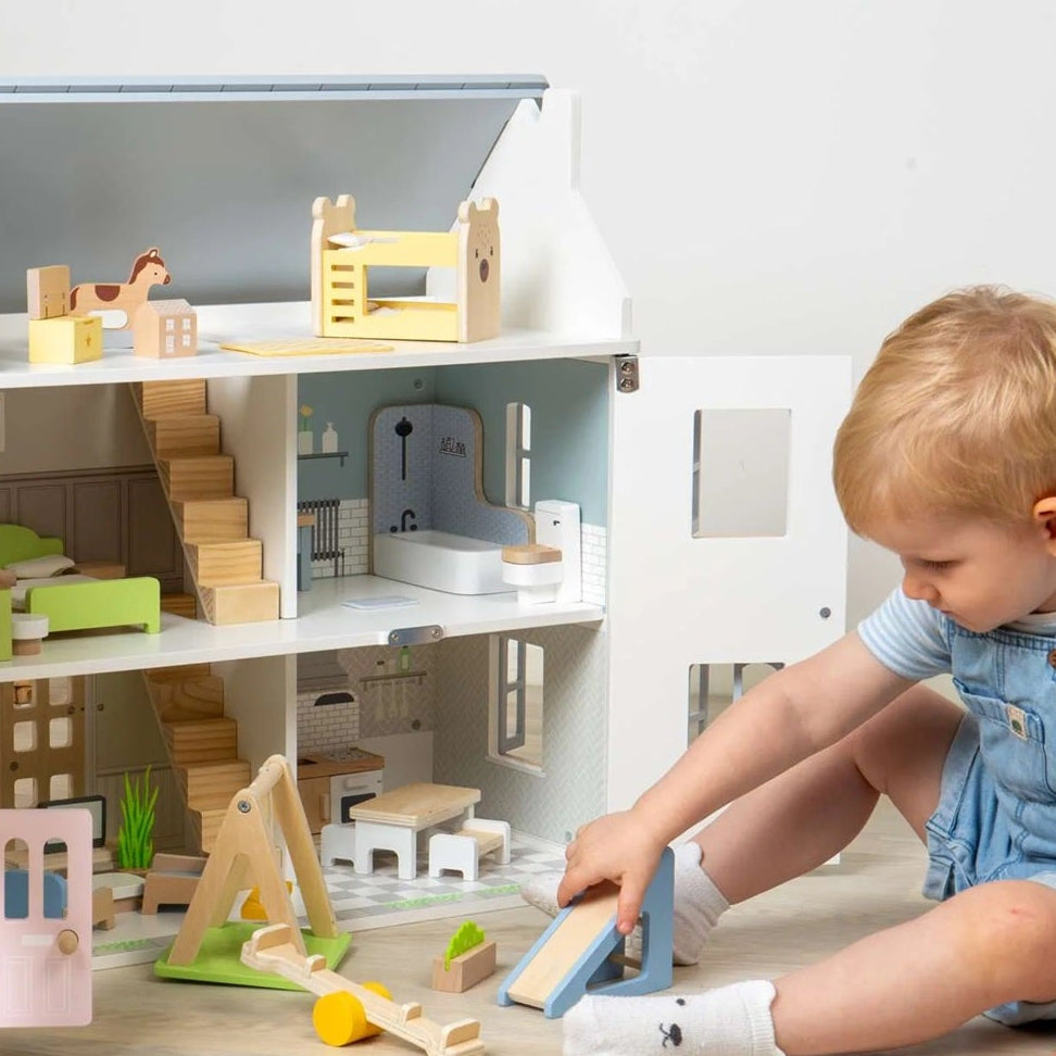 Bigjigs Wooden Doll Bathroom Set