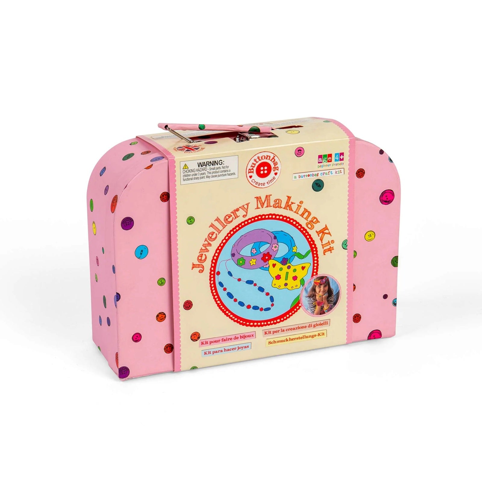 Buttonbag Jewellery Case Craft Kit