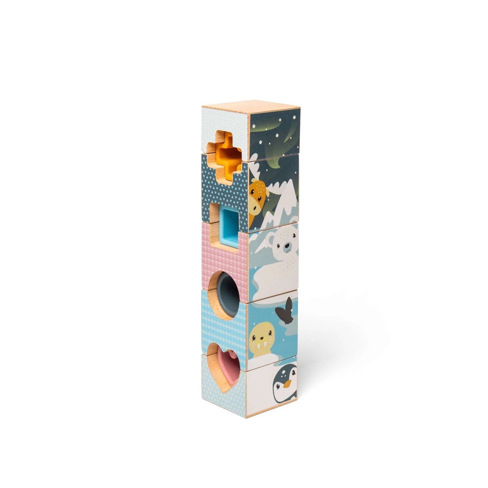 Bigjigs Wooden Arctic Tower Puzzle