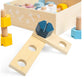 Bigjigs Wooden Crate of Toy Nuts & Bolts 