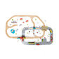 Bigjigs Rail Wooden City Road and Railway Set
