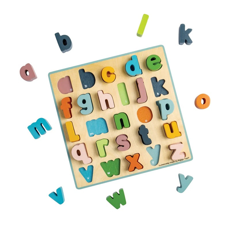 Bigjigs Wooden ABC Puzzle - Lowercase