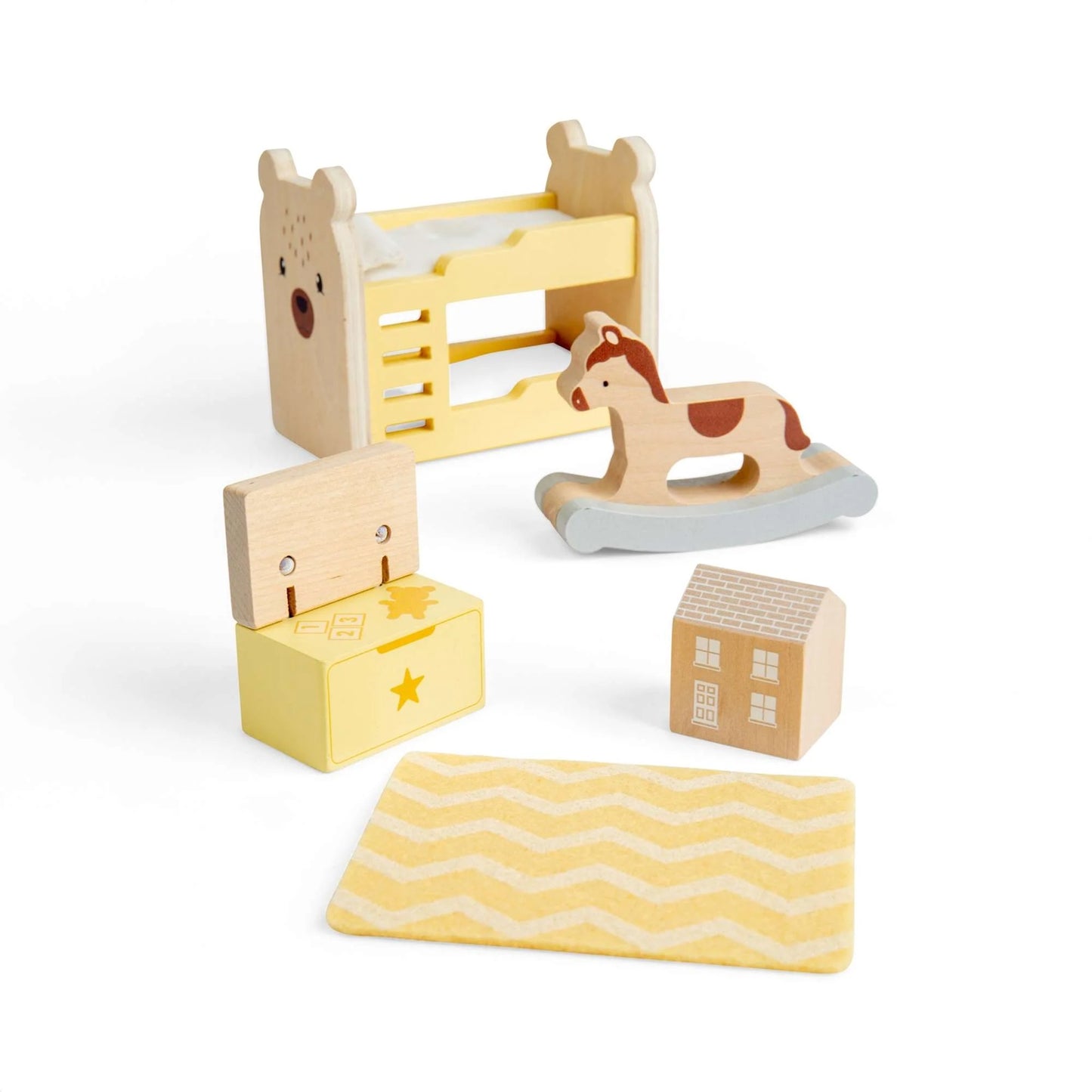 Bigjigs Wooden Doll Child's Bedroom Set