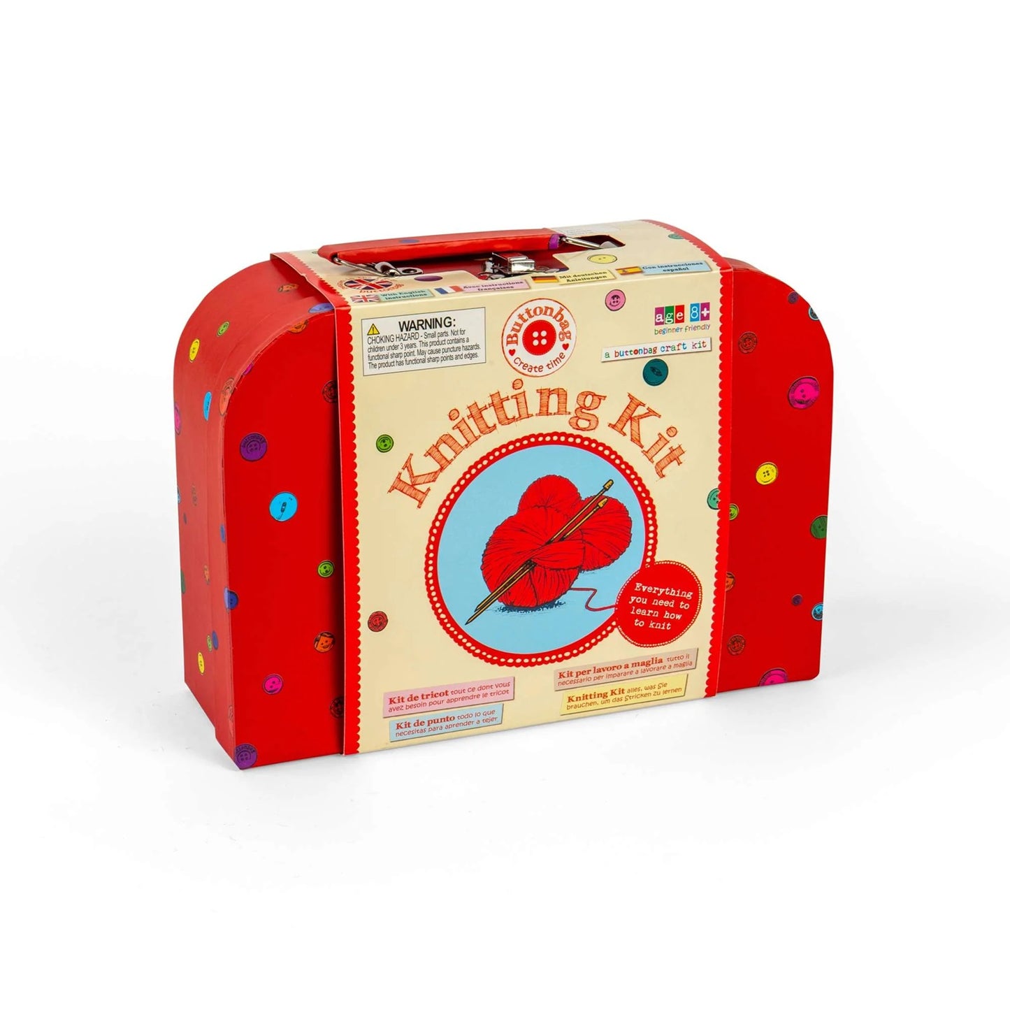 Buttonbag Knitting Kit Case Craft Kit