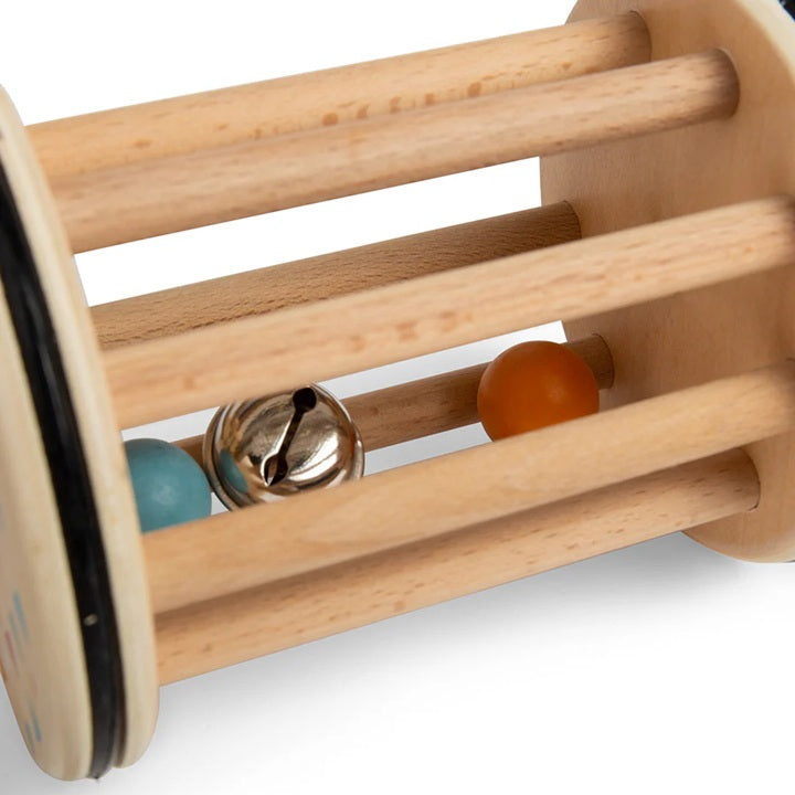 Bigjigs Wooden Push Along Musical Roller