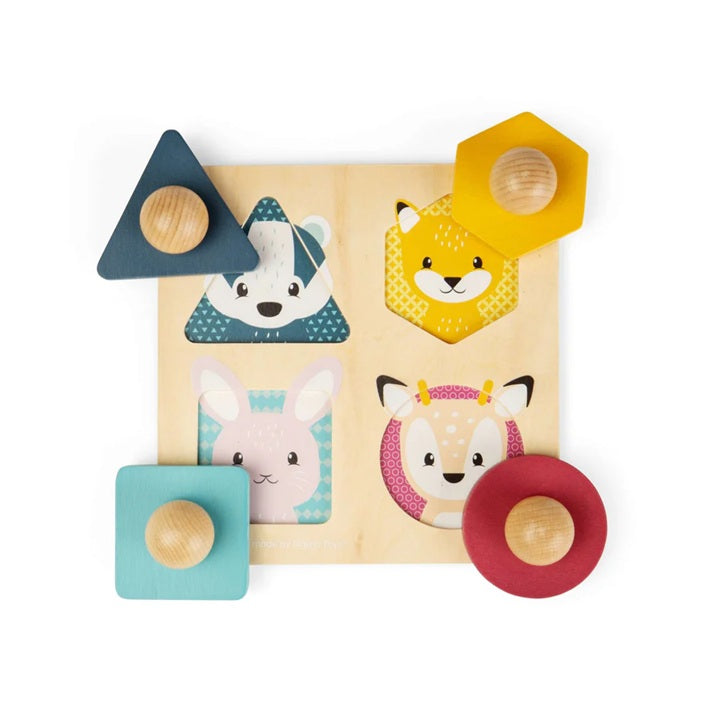 Bigjigs Wooden Animal Shape Matching Puzzle