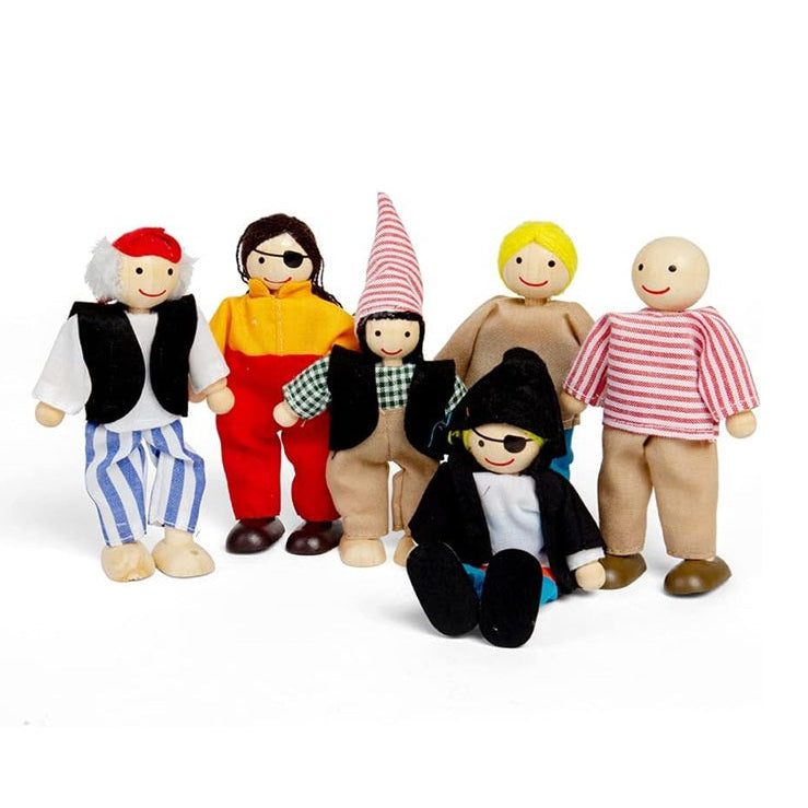 Bigjigs Wooden Heritage Pirates Set