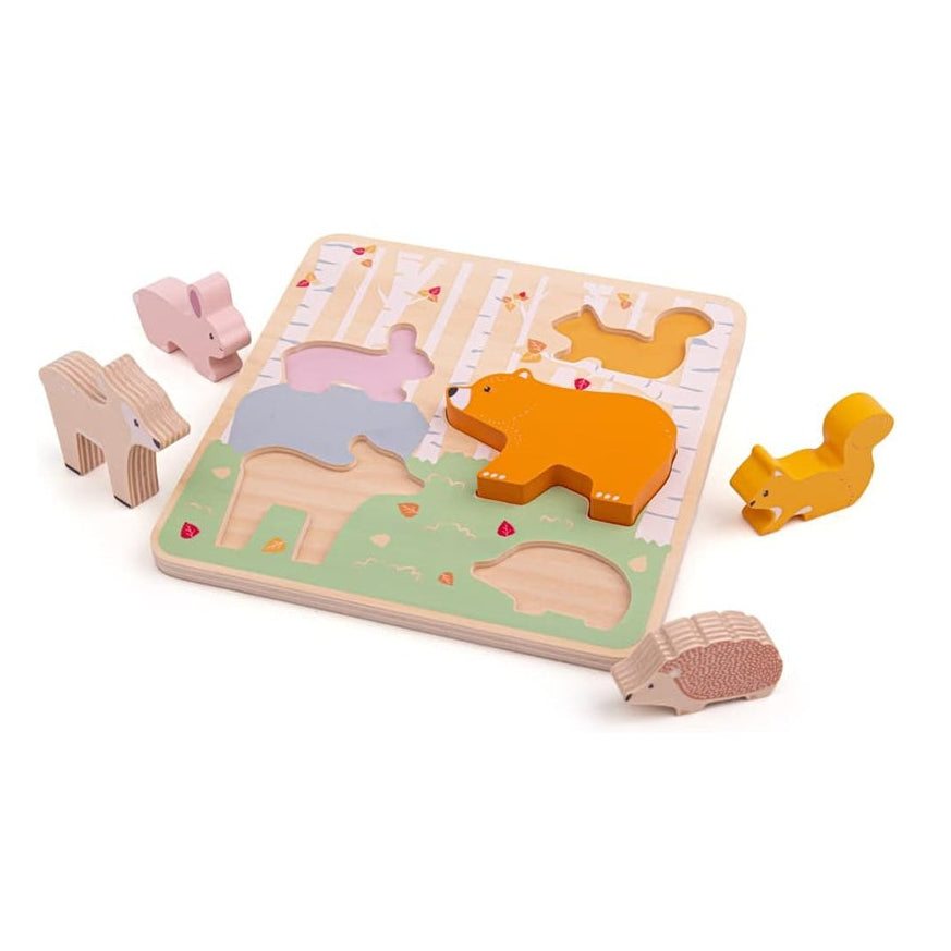 Bigjigs Woodland Chunky Puzzle 