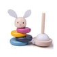 Bigjigs Wooden Rabbit Stacking Rings