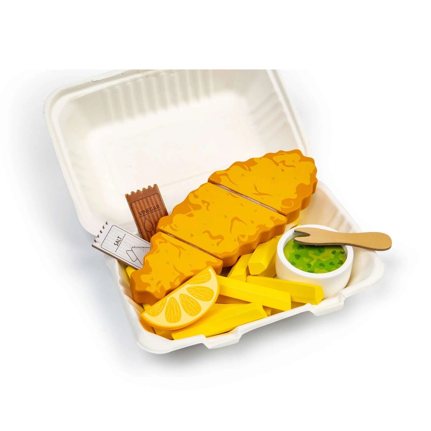 Bigjigs Wooden Fish and Chips Playset