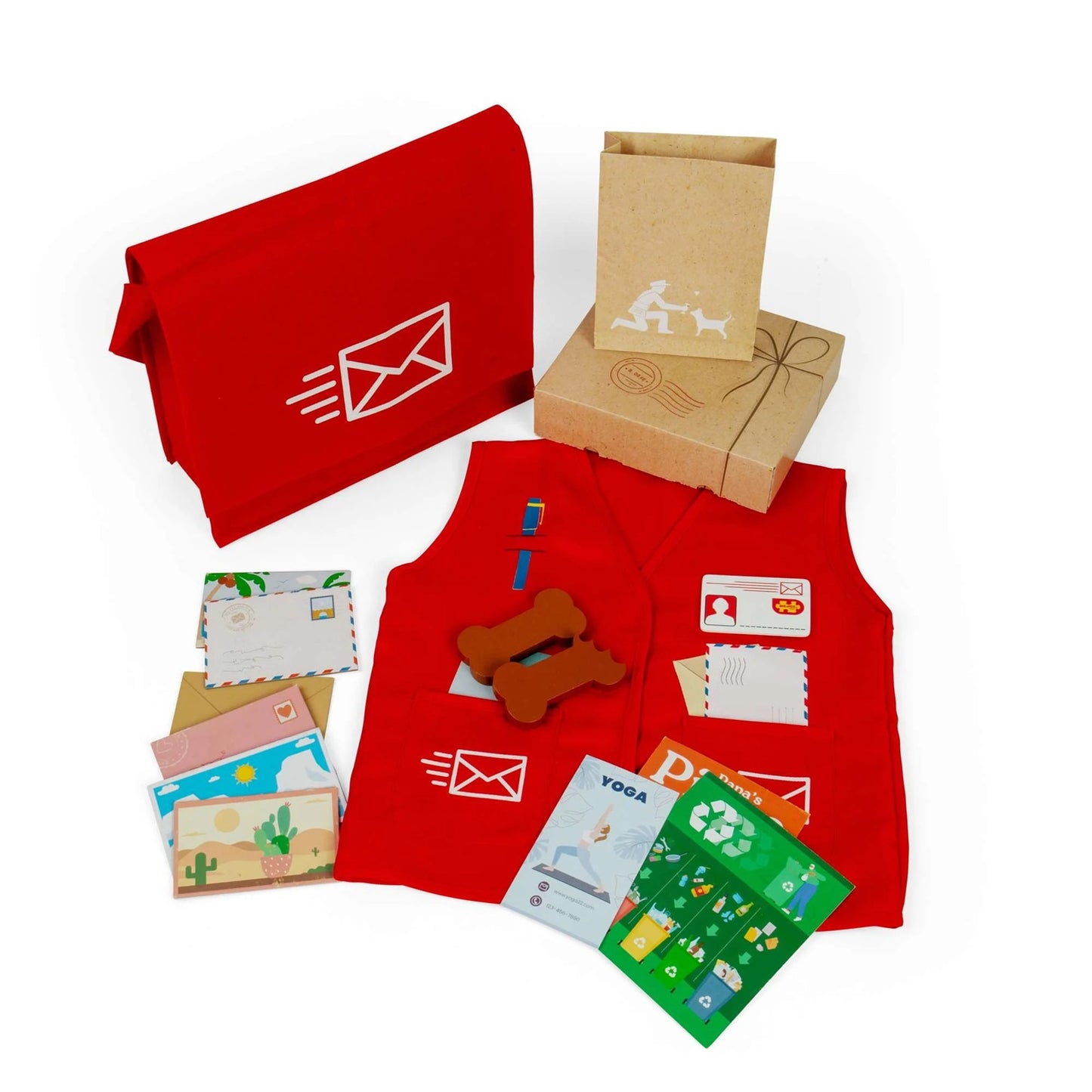 Bigjigs Mail Carrier Dress Up