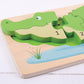 Bigjigs Wooden Crocodile Number Puzzle