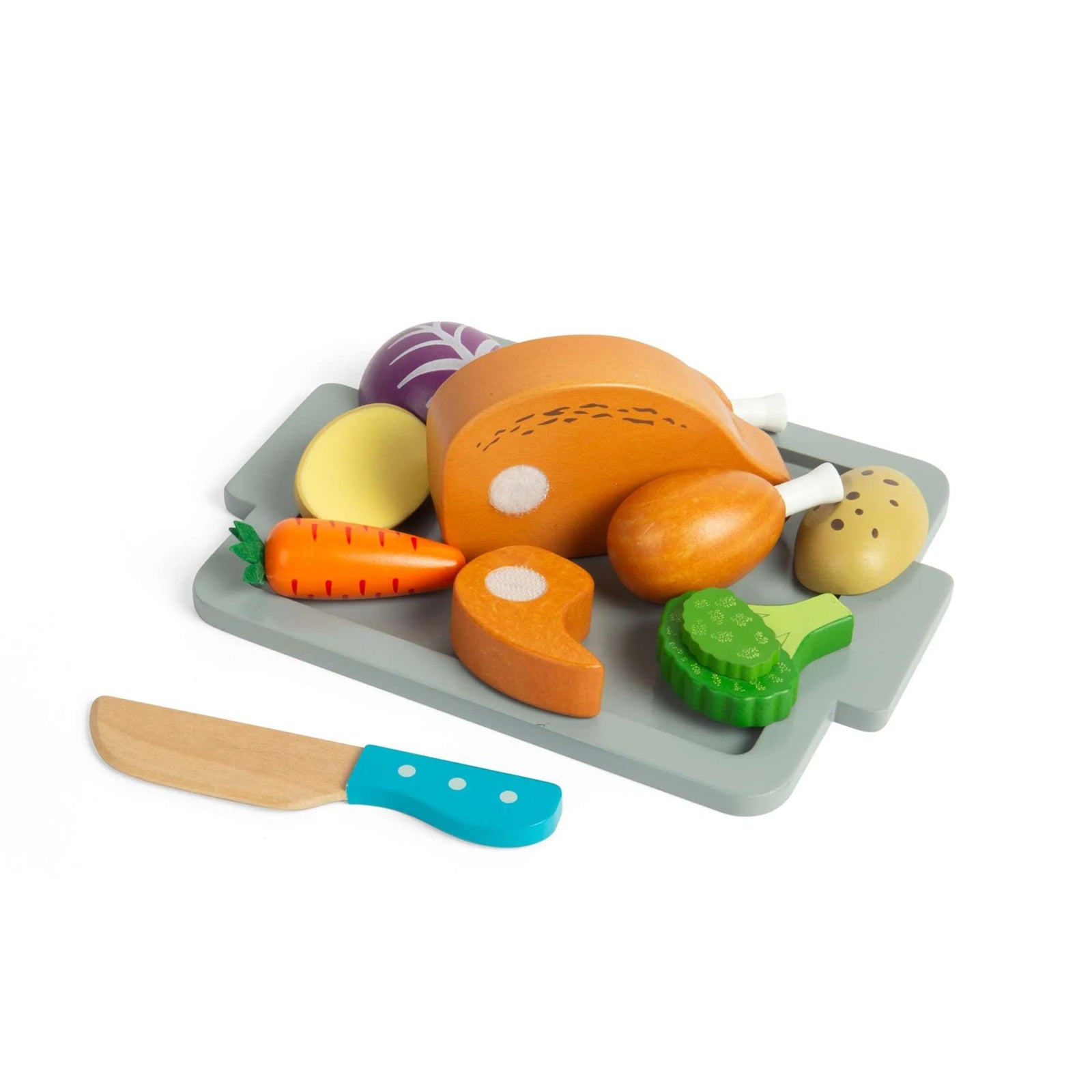 Bigjigs Wooden Roast Dinner Playset