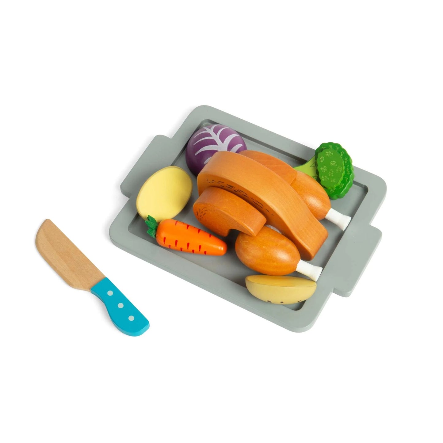 Bigjigs Wooden Roast Dinner Playset