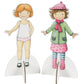 Tiger Tribe Paper Dolls Kit - Vintage