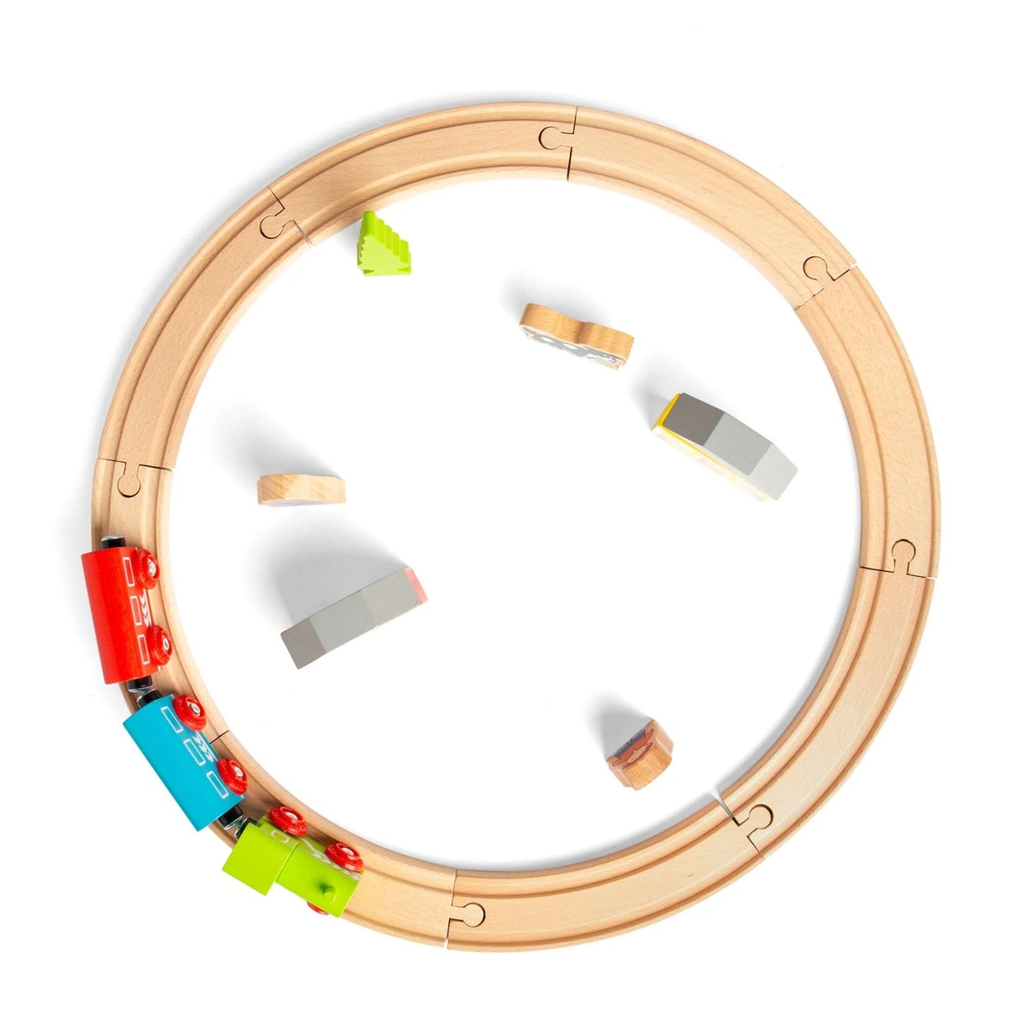 Bigjigs My First Wooden Train Set - 20 Pieces