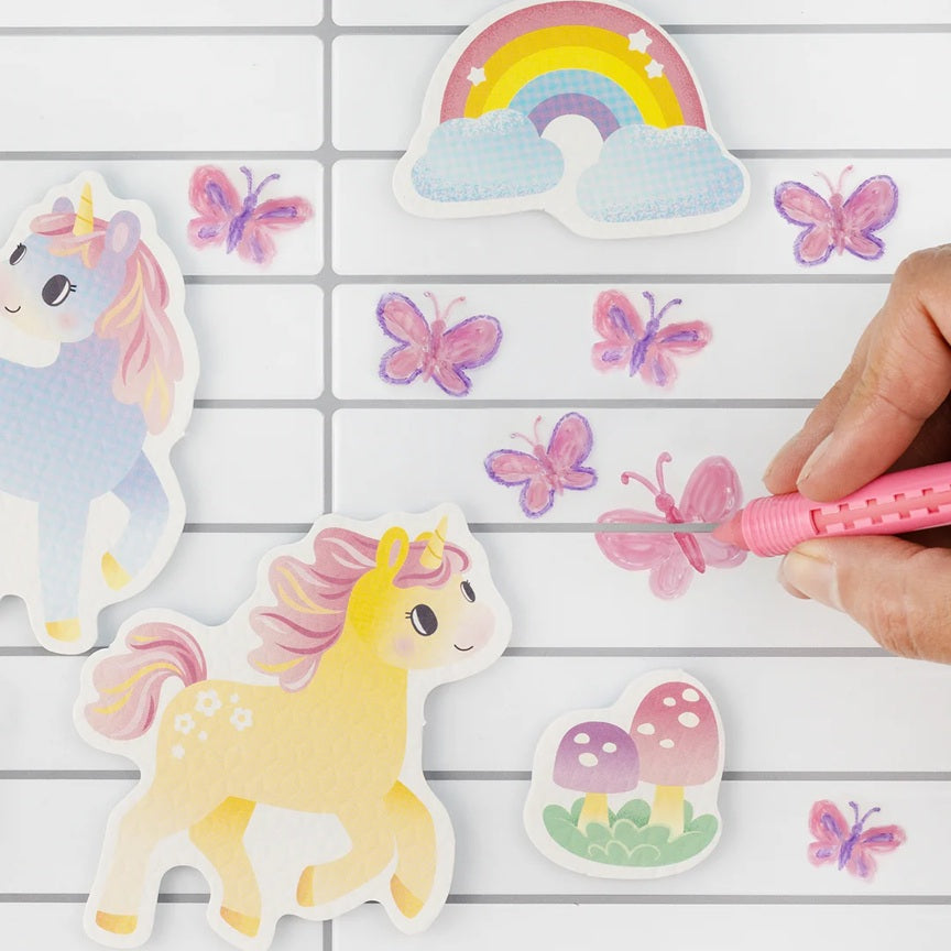 Tiger Tribe Bath Art Set - Unicorn Tales