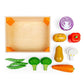 Bigjigs Wooden Toy Vegetable Crate