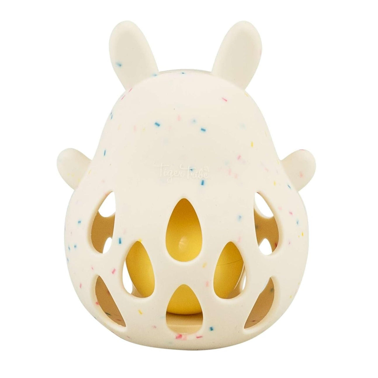 Tiger Tribe Silicone Baby Teething Rattle - Bunny