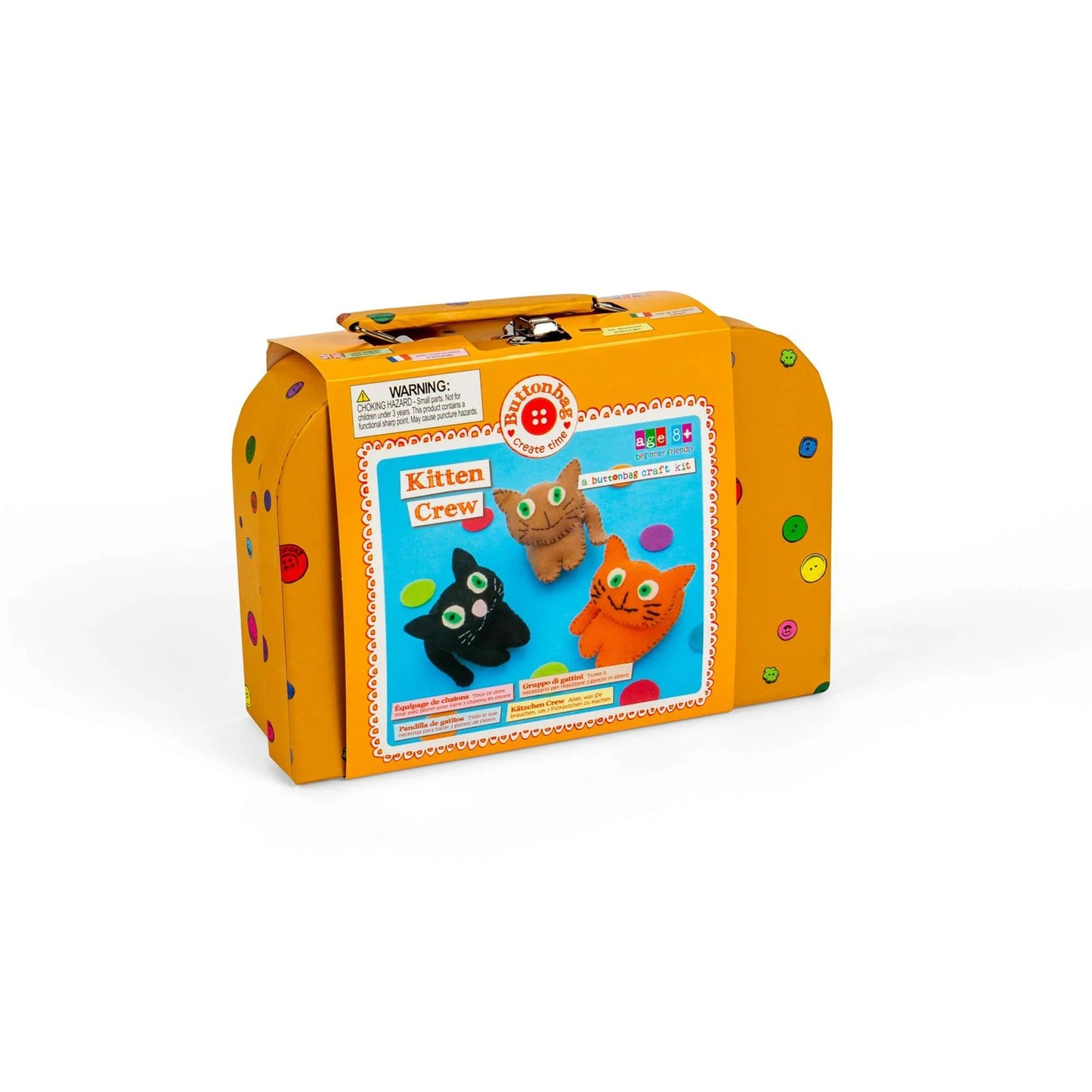 Buttonbag Kitten Crew Case Craft Kit