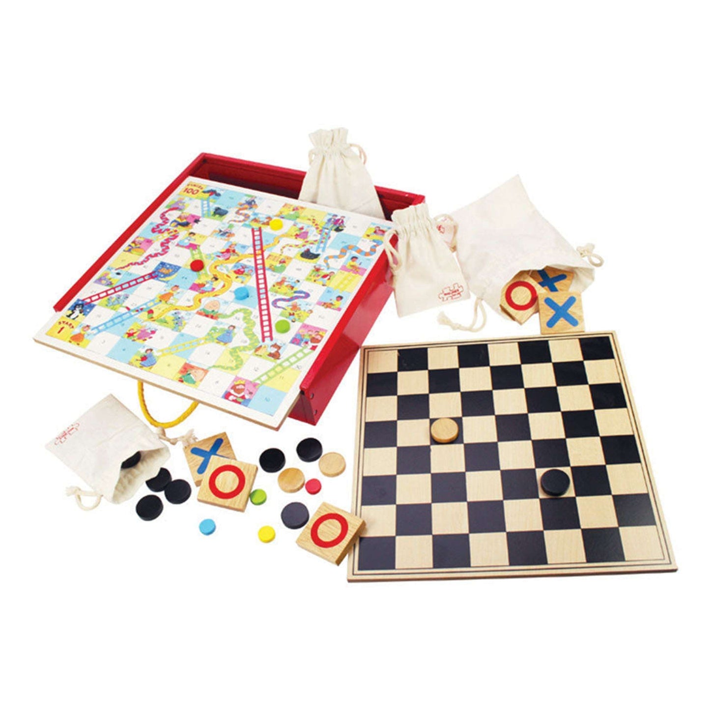 Bigjigs Wooden Games Compendium