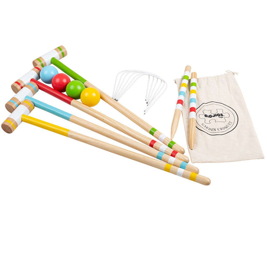 Bigjigs Wooden Garden Croquet Set