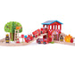Bigjigs Rail Wooden Fire Station Train Set