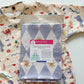 Bobbin & Bumble Highchair Splash Mat - Blue Harlequin