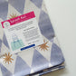 Bobbin & Bumble Highchair Splash Mat - Blue Harlequin
