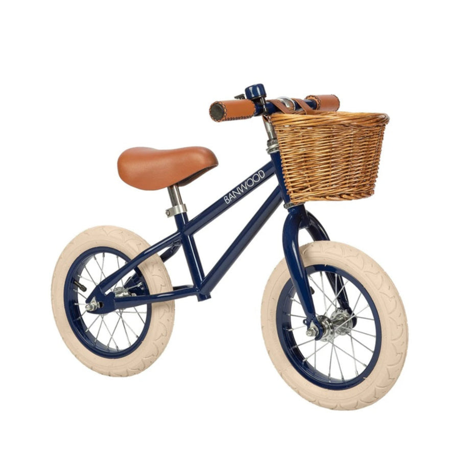 Banwood Balance Bike & Basket - Navy