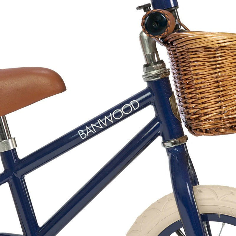 Banwood Balance Bike & Basket - Navy