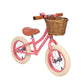 Banwood Balance Bike & Basket - Coral Pink