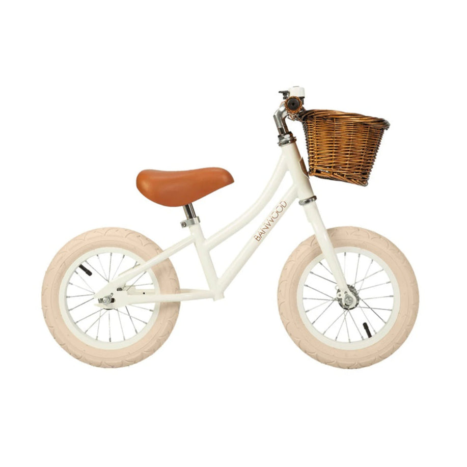 Banwood Balance Bike & Basket - White