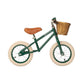 Banwood  Balance Bike & Basket - Dark Green