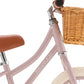 Banwood Balance Bike & Basket - Dusty Pink