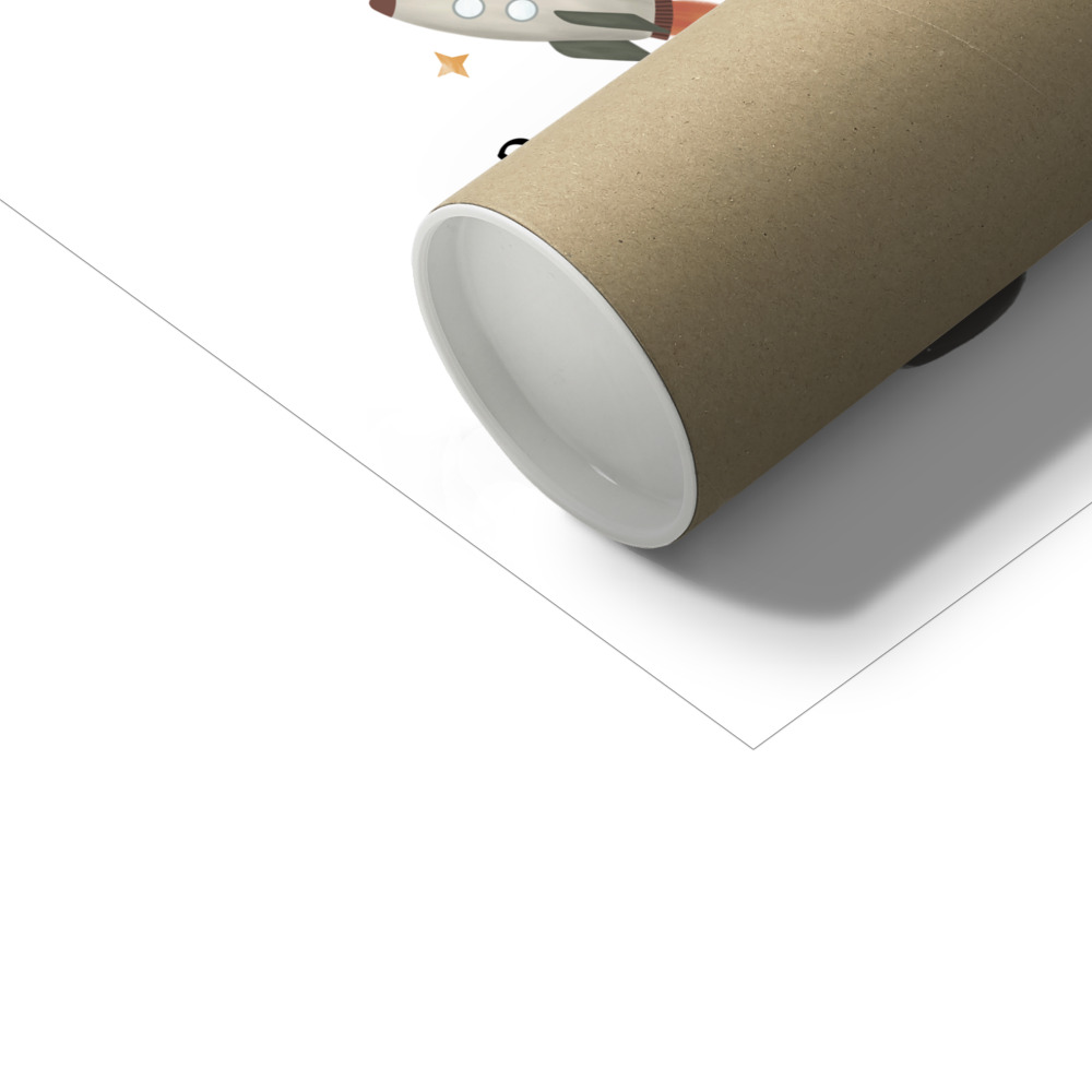 Kid of the Village Space Alphabet Art Print