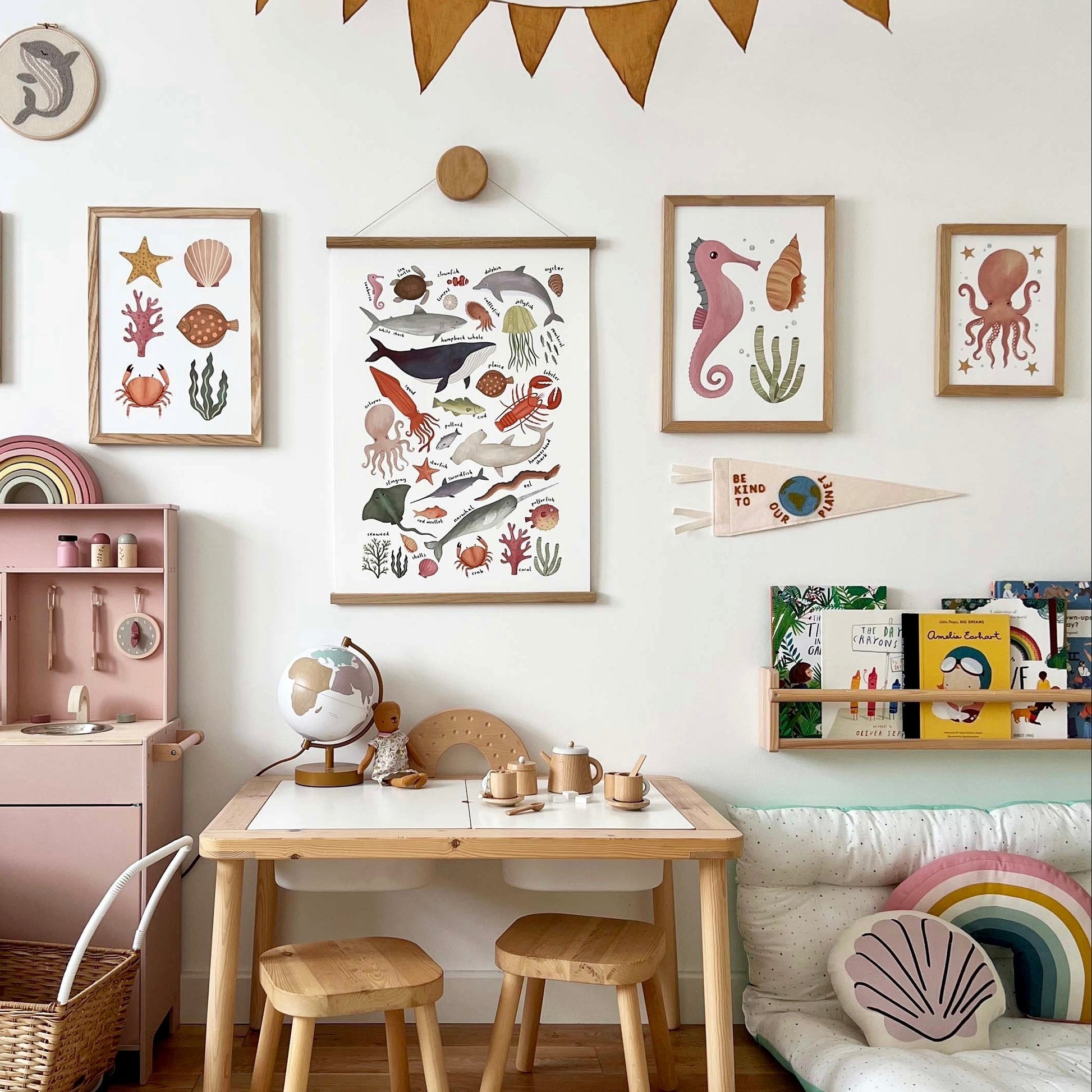 Kid of the Village Octopus Art Print