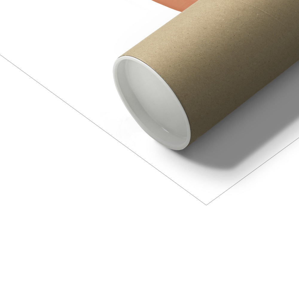 Kid of the Village Acorn Art Print - White