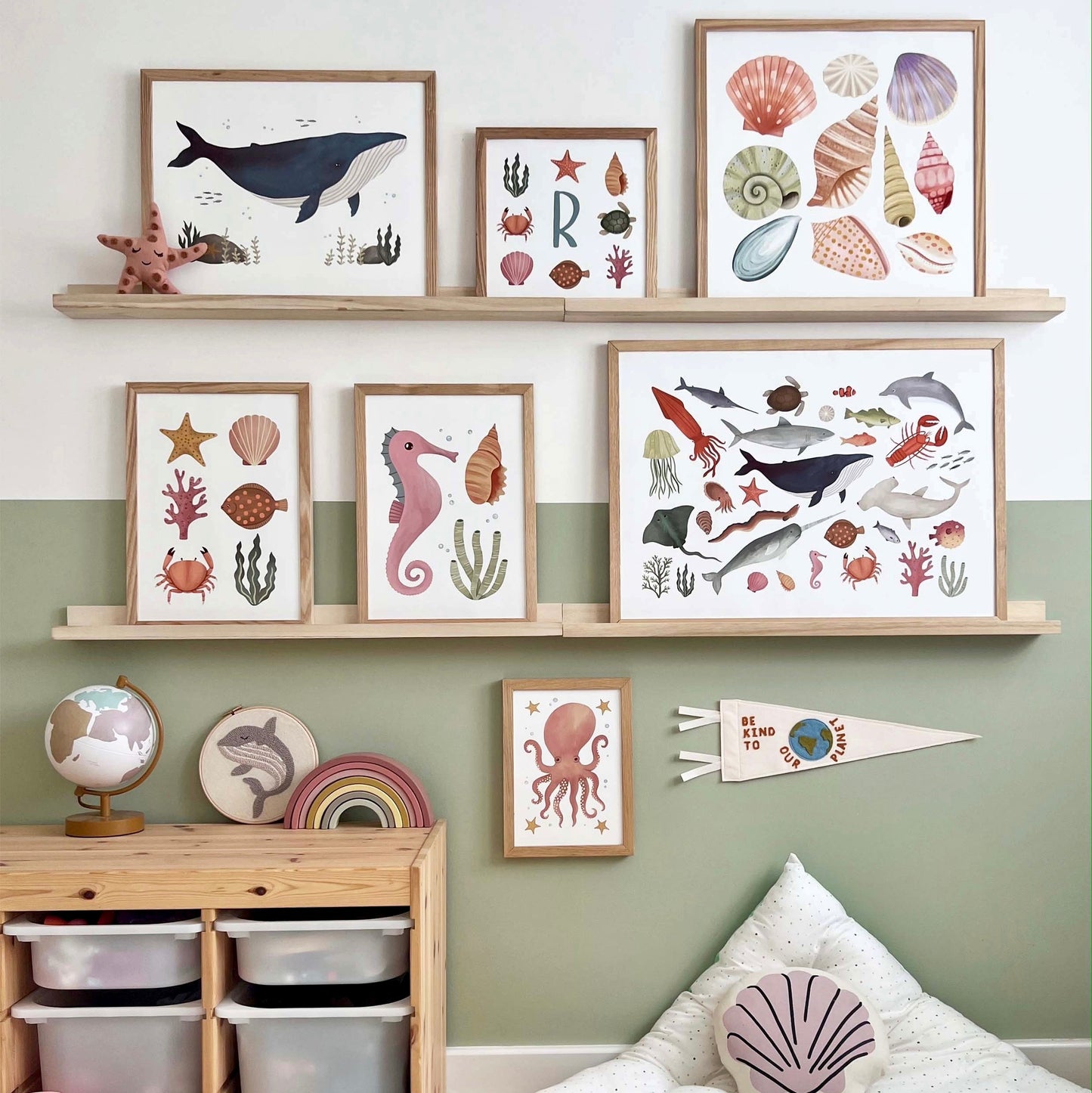 Kid of the Village Octopus Art Print