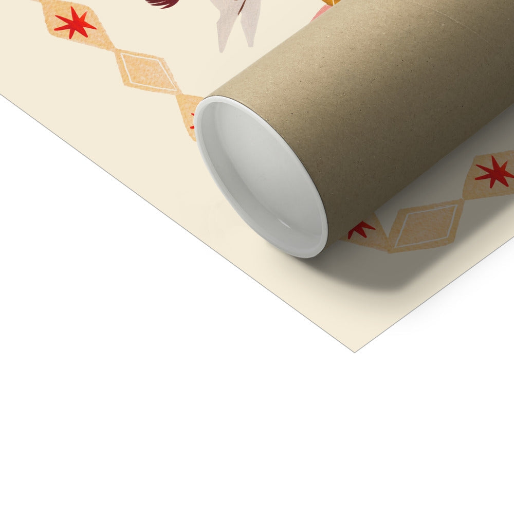 Kid of the Village The Magic Carousel Art Print