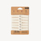 Wild & Stone Plastic Free Hair Ties - 6 Pack - Blonde