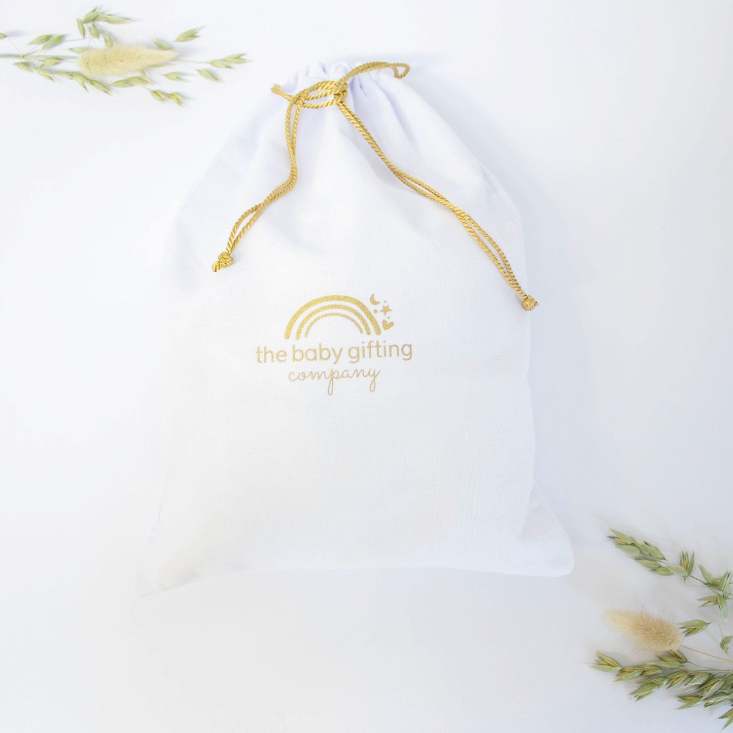 Ivory Cashmere & Sensory Balls Personalised Baby Gift Set by The Baby Gifting Co.