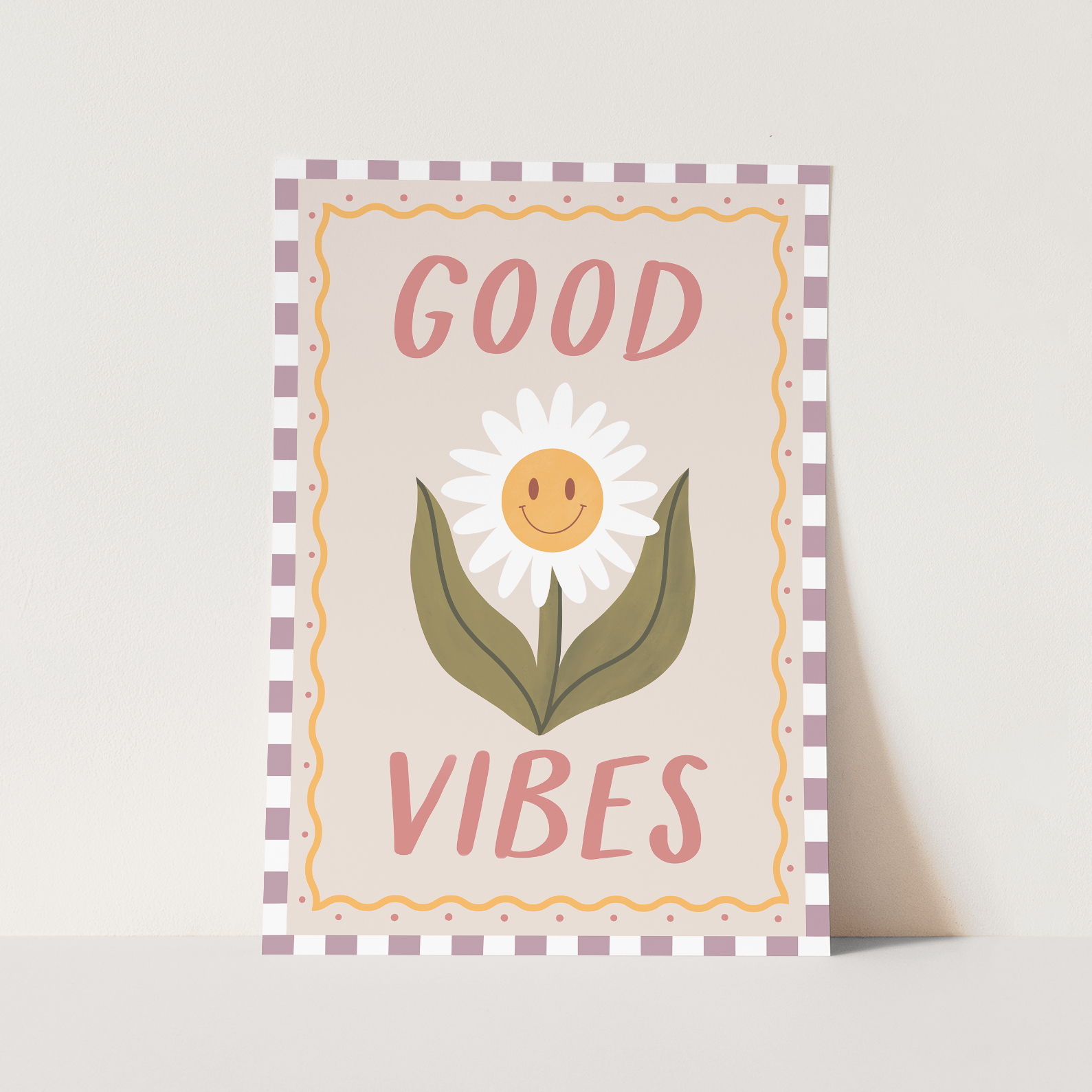 Kid of the Village Good Vibes Art Print