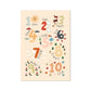 Kid of the Village Counting Art Print