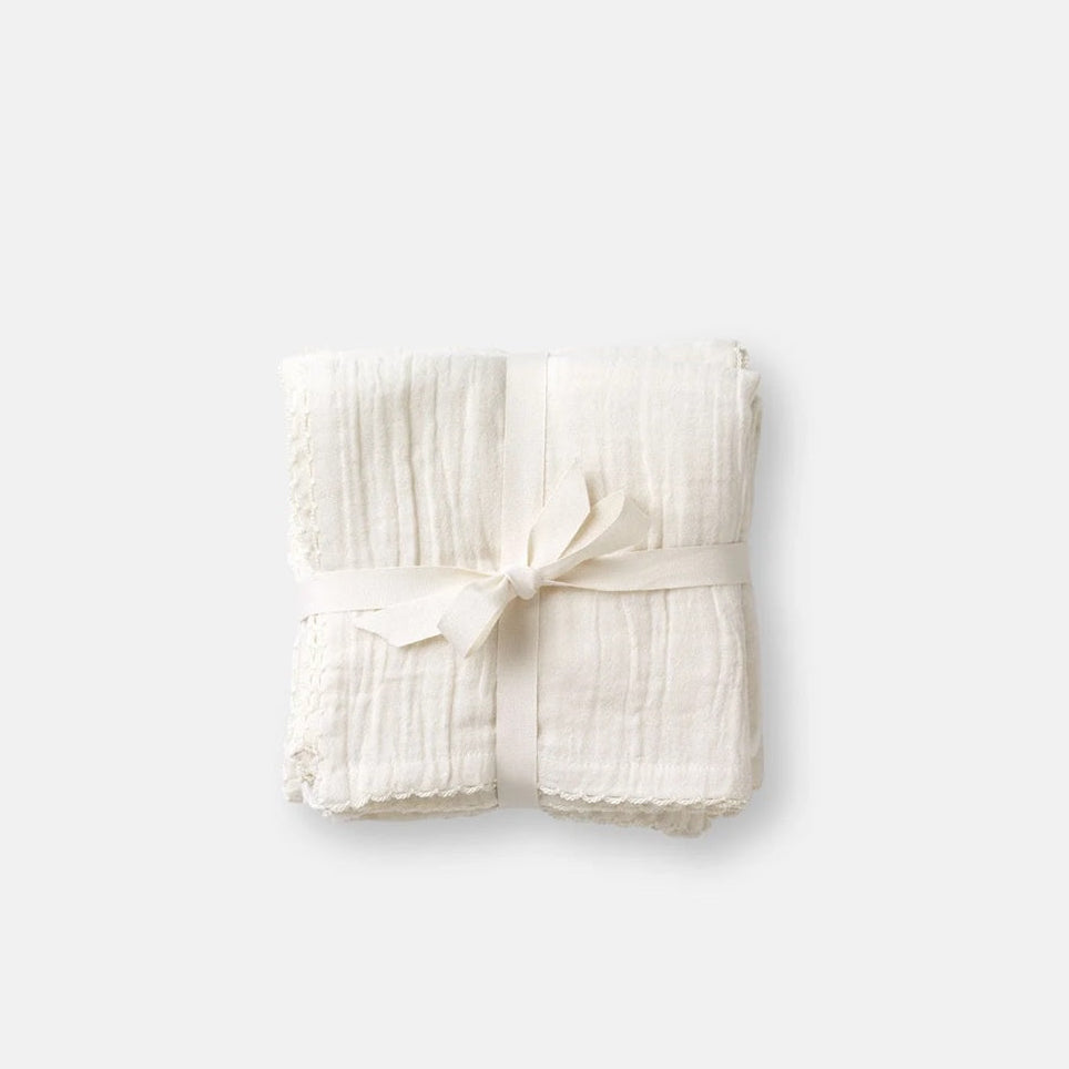 Dear April Mio 3-Pack Organic Muslin Cloths - Pure Nature