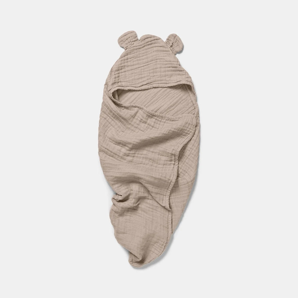 Dear April Organic Muslin Baby Towel - Little Mouse